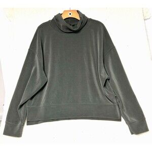 RD STYLE Second Skin Women's Size L Olive Green Stretch Oversize Cozy